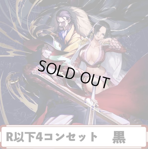 画像1: 【予約商品】OP14 R以下4コンセット　黒 (1)