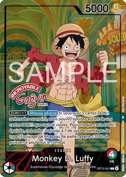 画像1: モンキー・D・ルフィ（英語版プロモーションカード）（未開封） (1)