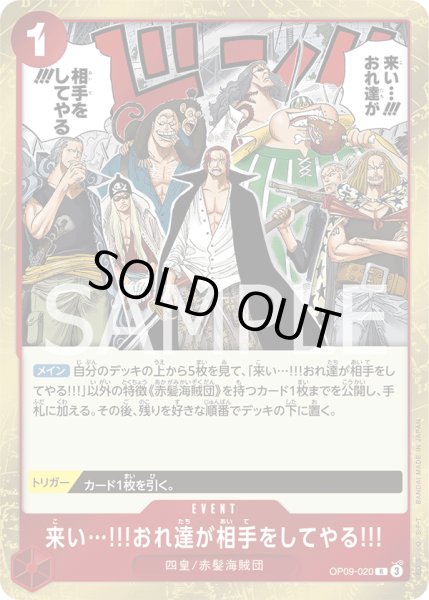 画像1: 来い…!!!おれ達が相手をしてやる!!! (1)